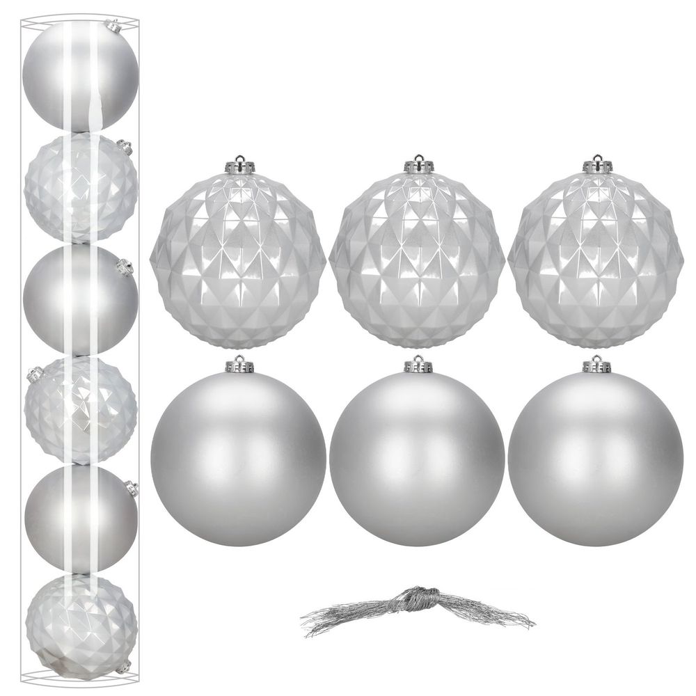 Ca1530 set božićnih kuglica 15 cm 6 kom. slika 2