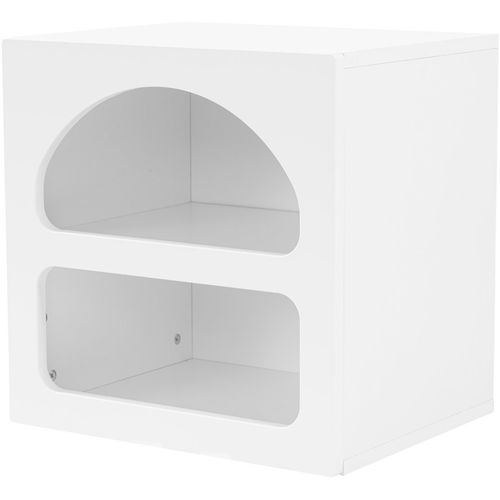 Lorin - White White Nightstand slika 8