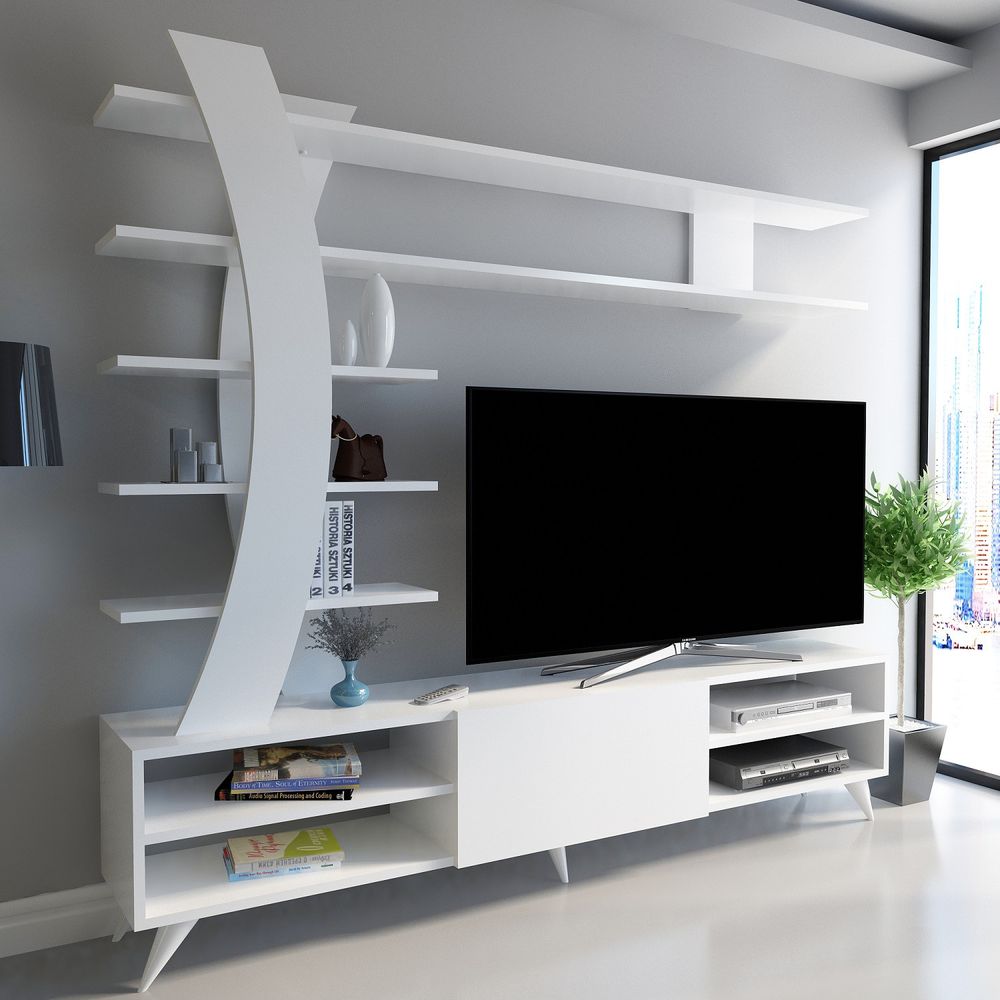 Duru White TV Unit slika 1