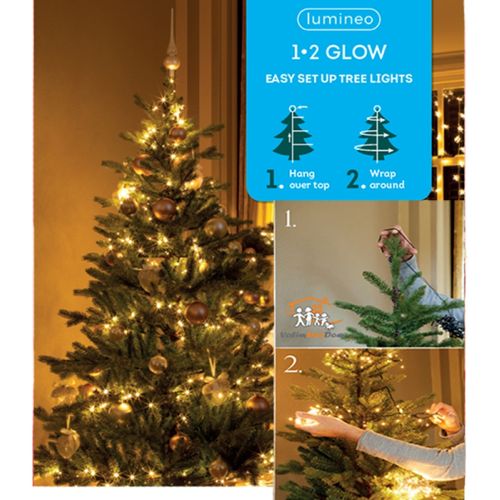 Novogodišnje LED 1-2 glow basic za jelke 240cm  slika 1