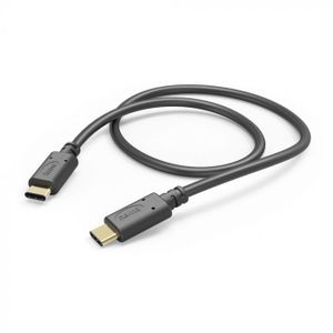 Hama kabl za punjenje i prenos podataka, USB Type-C-USB Type-C, 1m crni