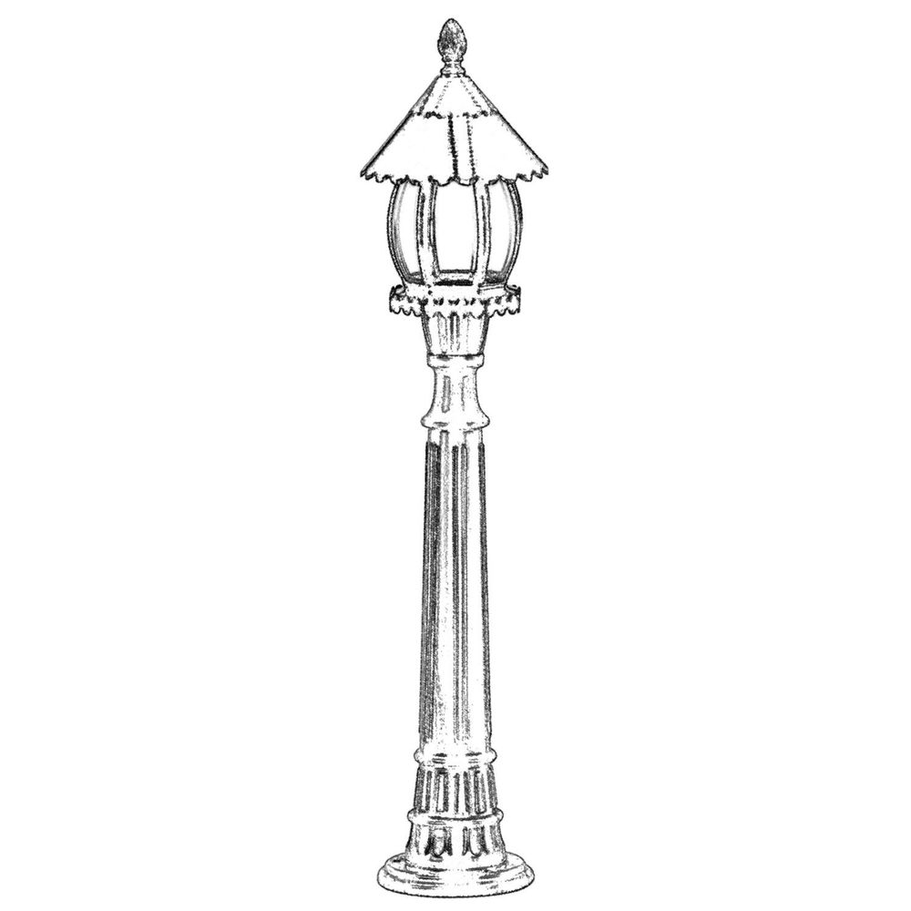 BSU-68184-BSY-M2-B Crna Spoljašnja Podna Lampa slika 2