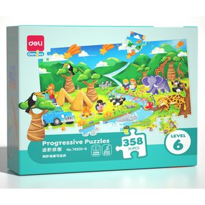 Deli Puzzle za djecu 74500-6 358kom - nivo 6 