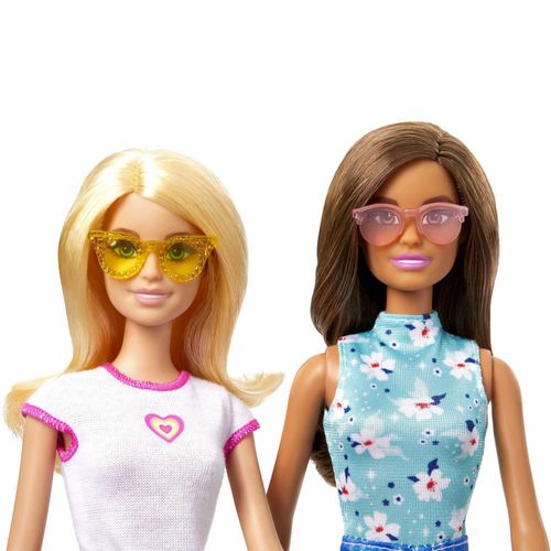 Barbie  Lutka set sa biciklom I skejtom slika 4