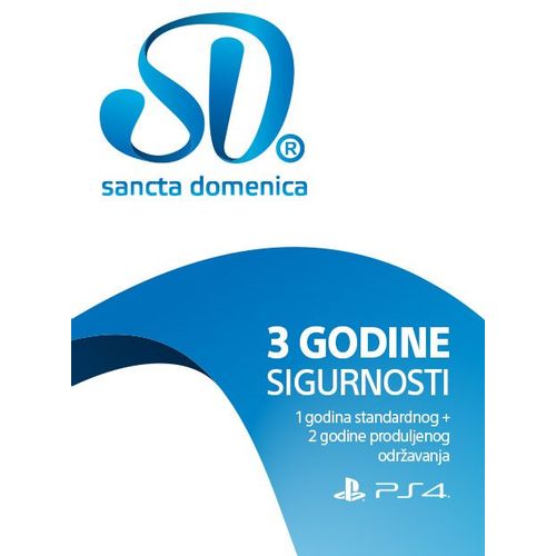 SD PS4 3 godine sigurnosti (1 godina standardnog + 2 godine produljenog održavanja) slika 1