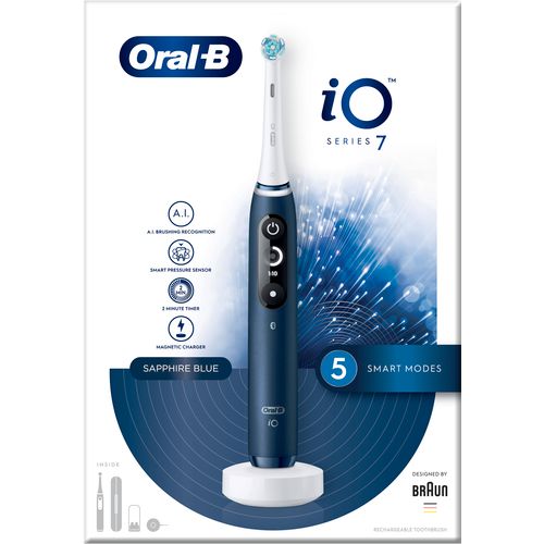 Oral-B električna četkica iO7 SAPPHIRE BLUE  slika 3