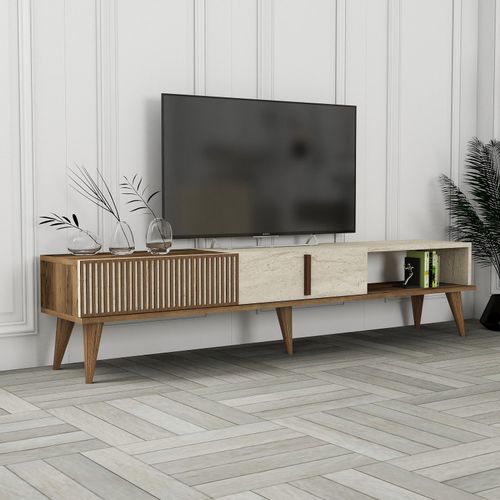 Milan - Walnut, Travertine Walnut
Travertine TV Stand slika 3