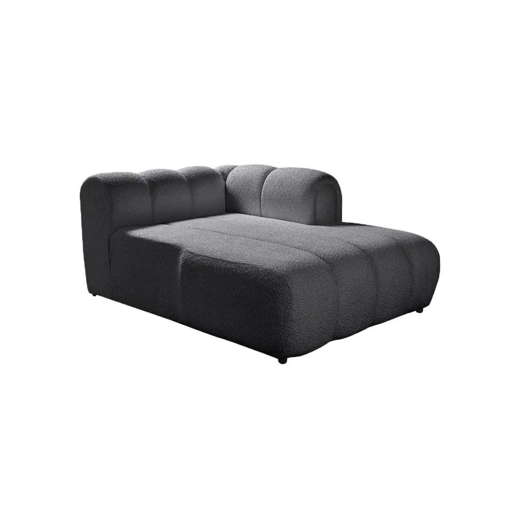 Ugaona Sofa N-Line Desna - Tamno Siva slika 9