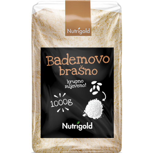 Nutrigold  Brašno od badema Krupnije mljeveno  1000g slika 1