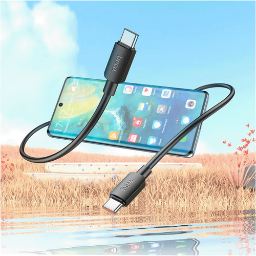 hoco. USB kabl za smartphone, tip C, 60W - X96 Hyper, 60W, Crni slika 5
