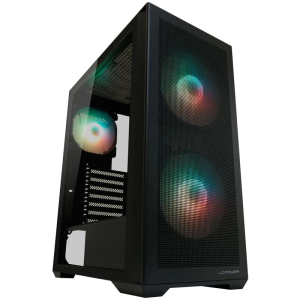LC-Power Case Gaming 717BMeshwork_L Dark,2x 140mm fan, 1x 120 mm fan