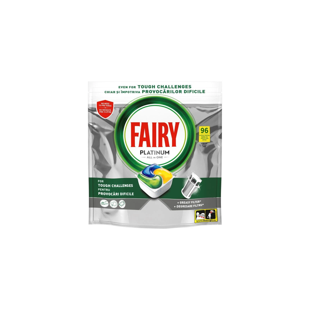 Fairy Tablete za mašinsko pranje suđa Platinum 96 kom slika 1