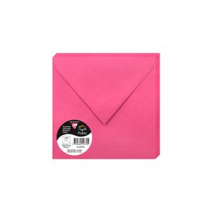 Clairefontaine kuverte Pollen 165x165mm 120gr intensive pink 1/20