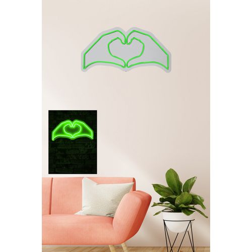 Wallity Ukrasna plastična LED rasvjeta, Sweetheart - Green slika 3