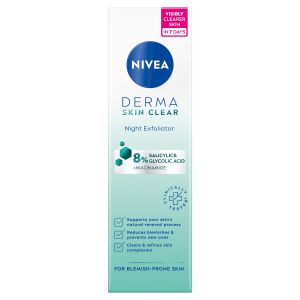 NIVEA Derma skin Clear Noćni Eksfolijant (piling) 40ml