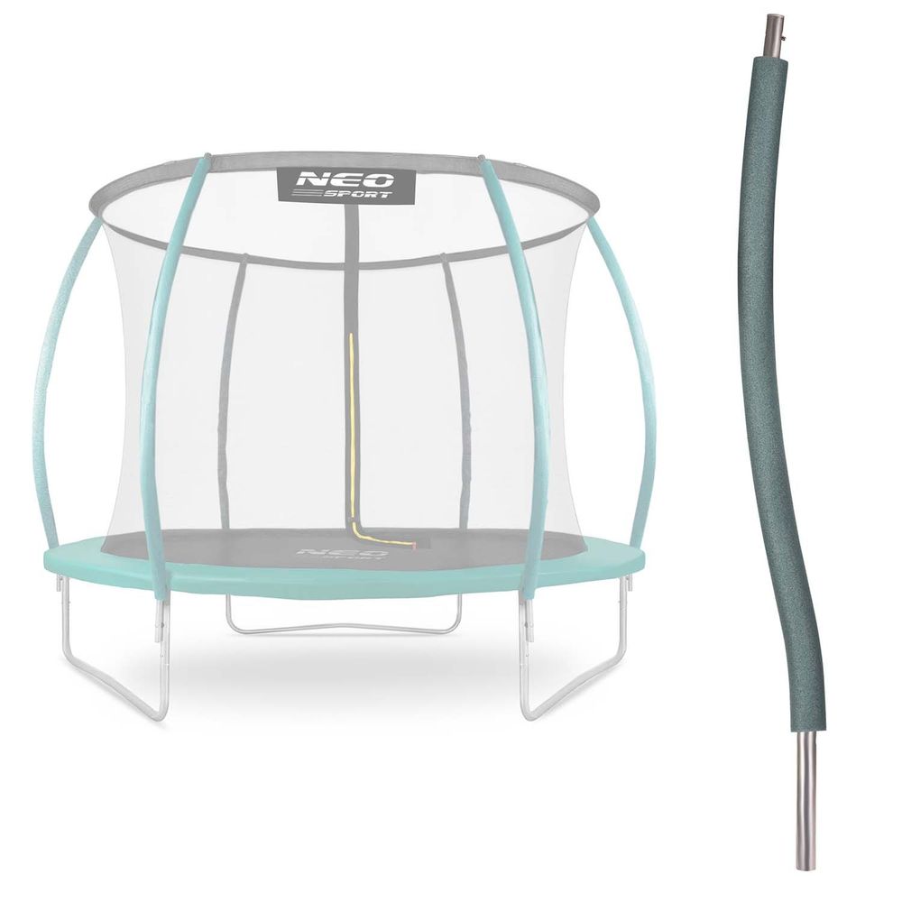 Neo-Sport donji stup za trampolin tip C – zeleni, kompatibilan s modelima 8–14 ft slika 1