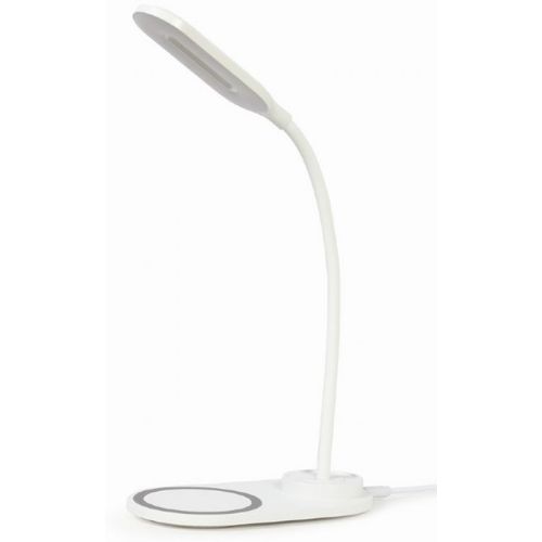 TA-WPC10-LED-01-MX White Gembird LED Stona lampa + QI bezicni punjac max10W slika 1