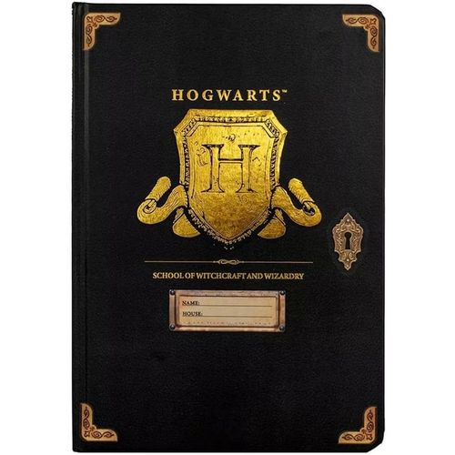 Harry Potter A5 Casebound Notebook - Hogwarts Shield slika 1