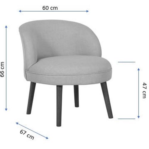 Atelier Del Sofa Nice - Cream Cream Wing Chair slika 5
