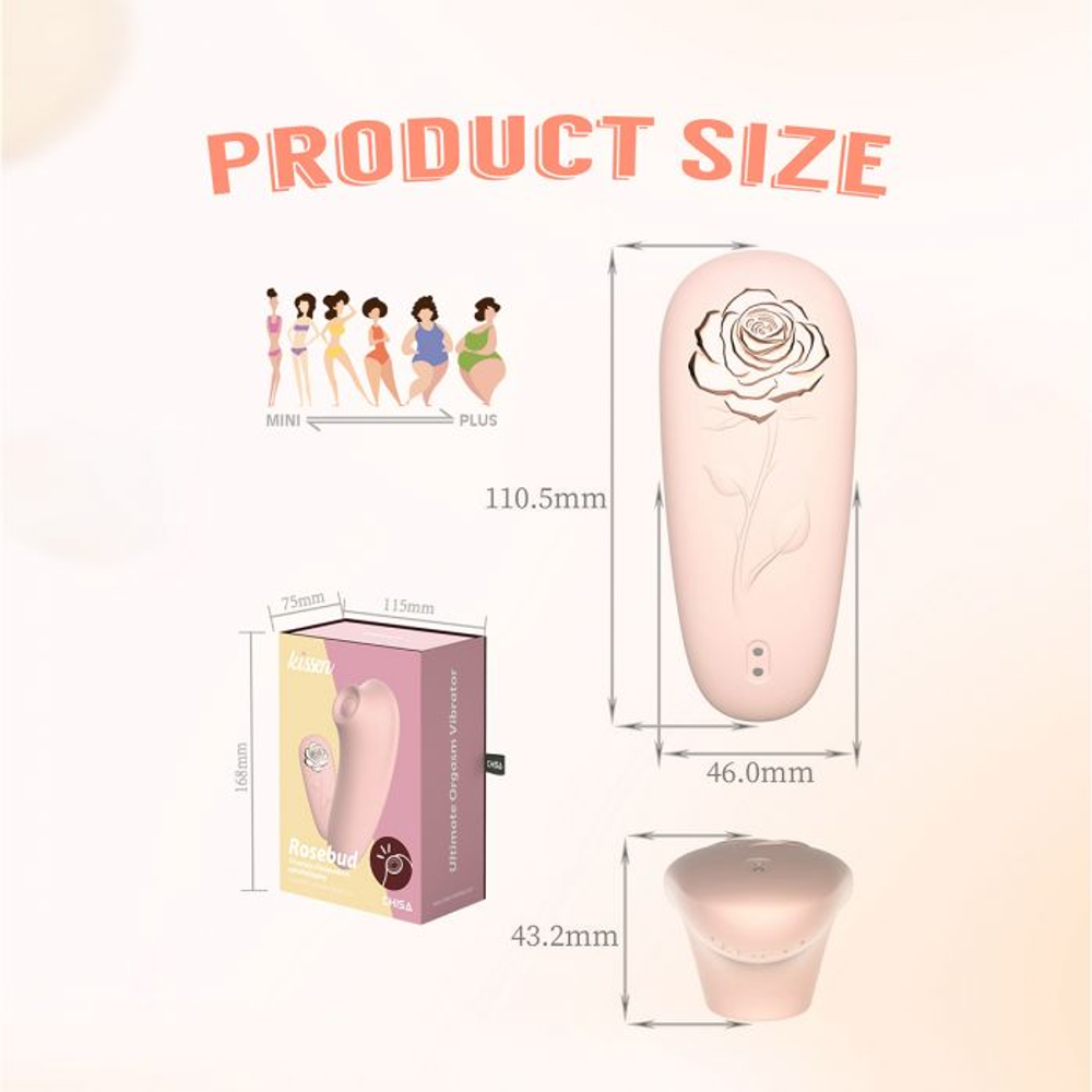 Vibrator Rosebud slika 3