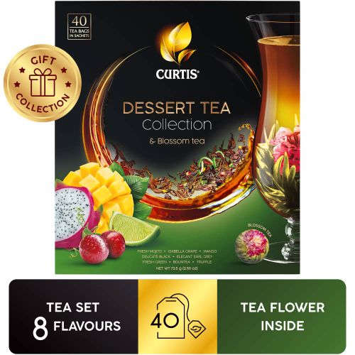 Curtis Dessert Tea Collection & Blossom Tea - Kombinacija čajeva,  73.5g  slika 1