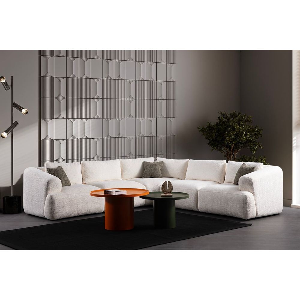Ugaona Sofa Sofia (L1 + O1 + C + O1 + 1R) - bijela slika 1