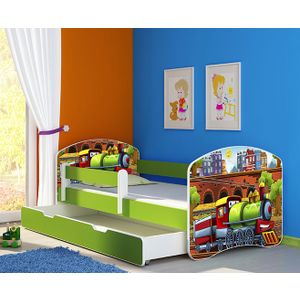 ACMA Dječiji krevet Acma II sa ladicom Green - 140x70cm - Dezen 44