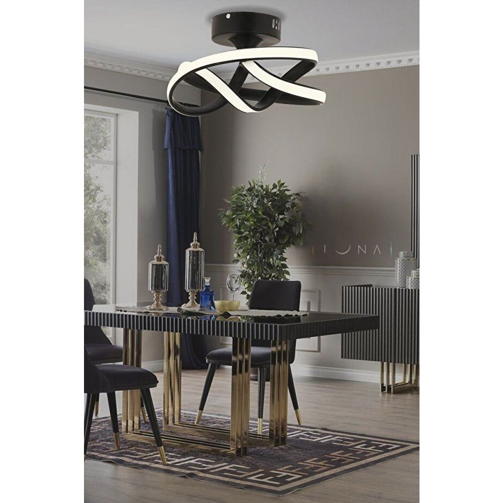 Luster Vino – Crni Metalni Luster slika 2