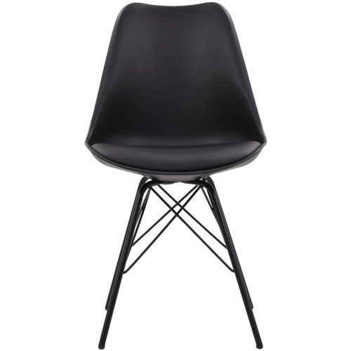 Blagovaonske stolice od umjetne kože 6 kom crne slika 44