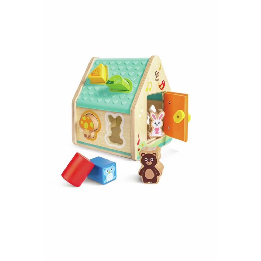 Hape Drveni sorter oblika Critter House slika 2