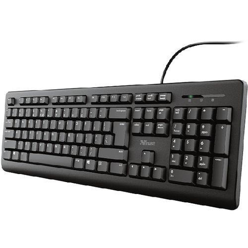 Tastatura TRUST Primo žična crna slika 1