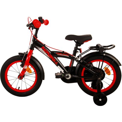Dječji bicikl s dvije ručne kočnice Volare Thombike 14" crno-crveni slika 13