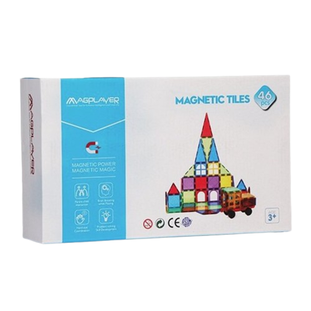 Magplayer Magnetne pločice za slaganje 46kom slika 1