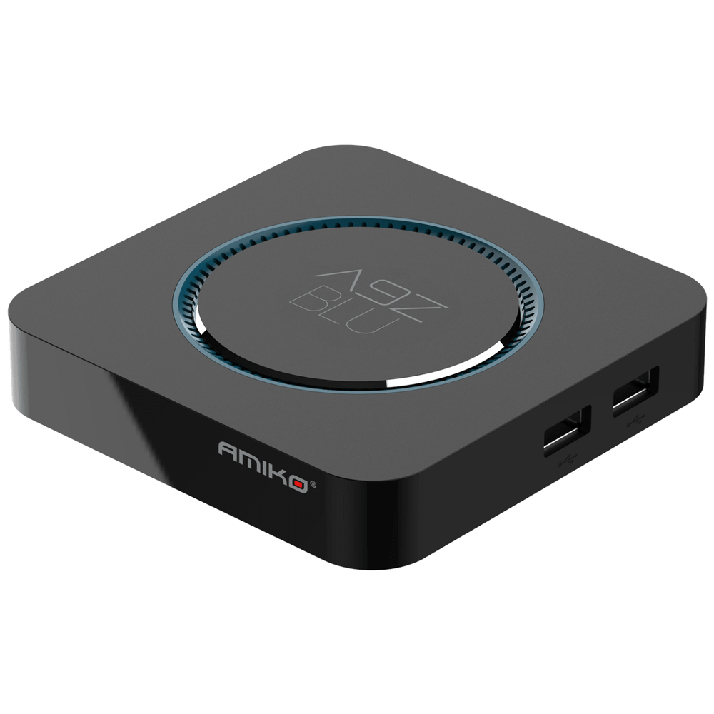 Amiko Prijenik IPTV, Android OS, 2/16GB, 4K, 2.4/5 GHz WiFi - A9Z Blue slika 1