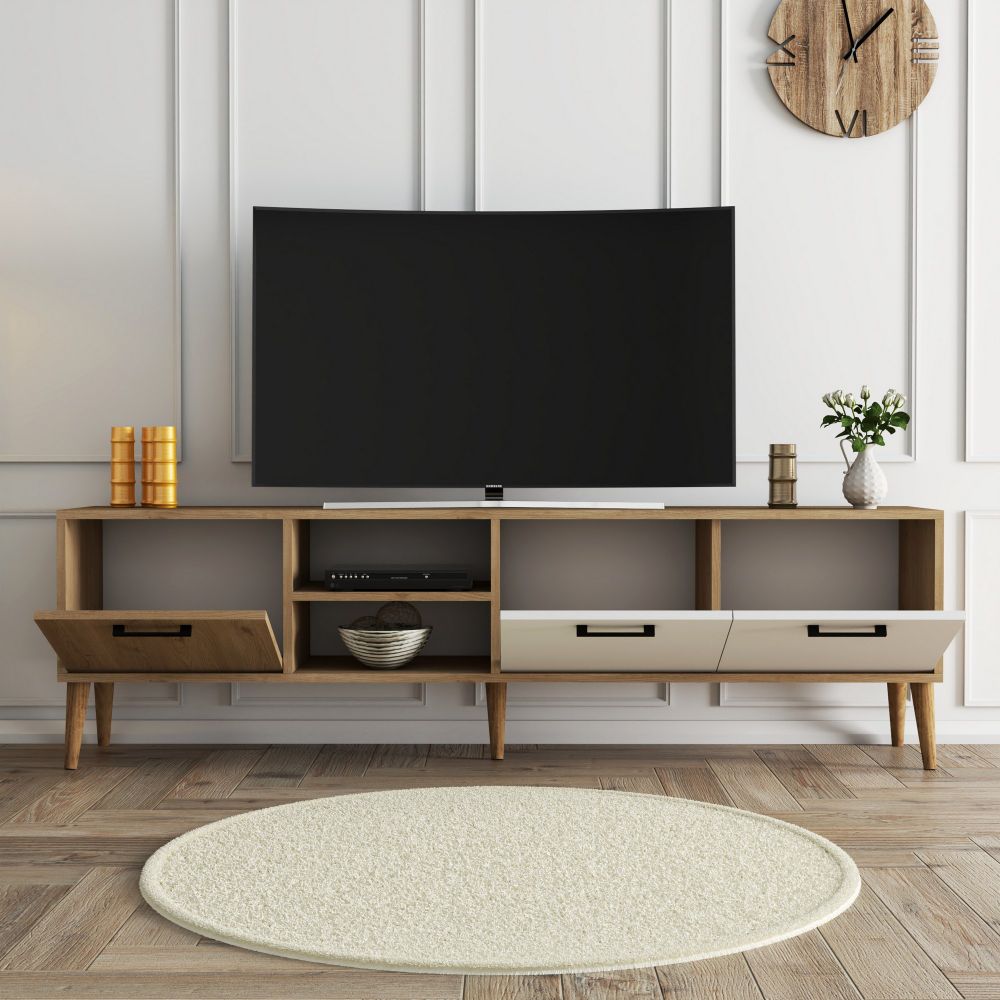 Exxen - 1585 TV Stalak Bijeli Hrast slika 3