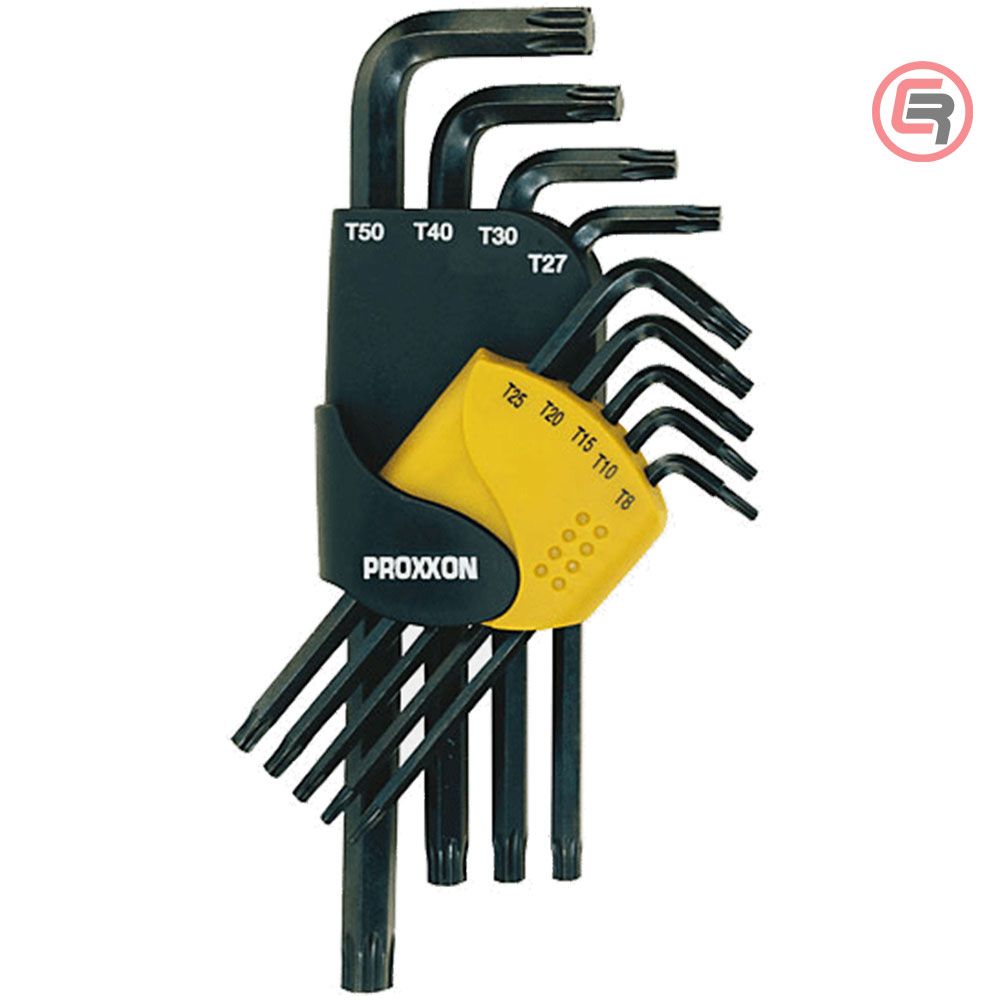 Proxxon Garnitura Ključeva Imbus Torx TX8-TX50 Dugi / 9 dijelna - 23944 slika 1