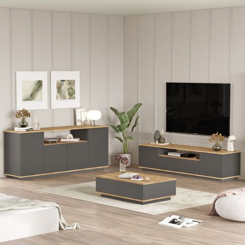 FR18-AA Atlantic Pine
Anthracite Living Room Furniture Set slika 2