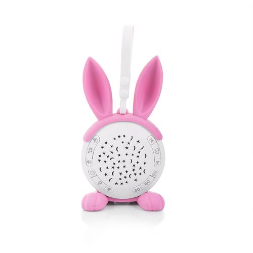 Chipolino glazbeni projektor sa silikonskim držačem Bunny pink slika 1