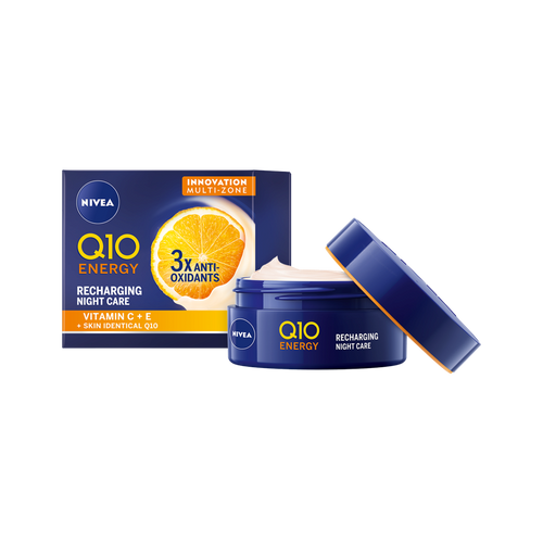 NIVEA® Q10 Energy Radiance Recharging noćna krema protiv bora 50 ml slika 2