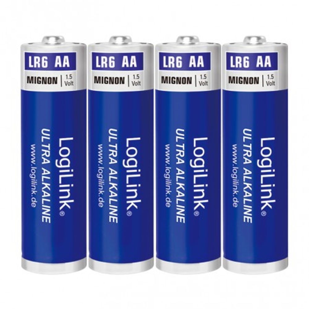 Logilink Baterije AA Alkaline LR6 4KOM slika 1