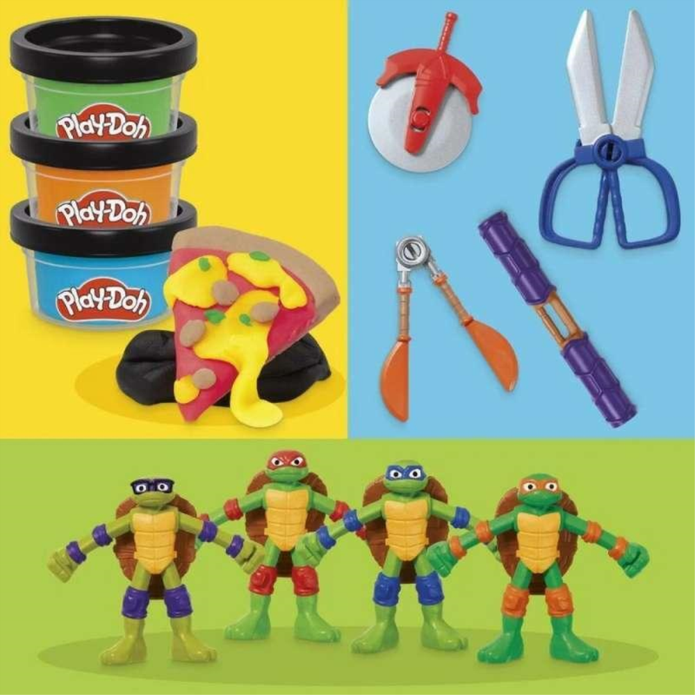 Play-Doh G05565L00 Set za modeliranje TMNT Cowabunga Creations slika 3