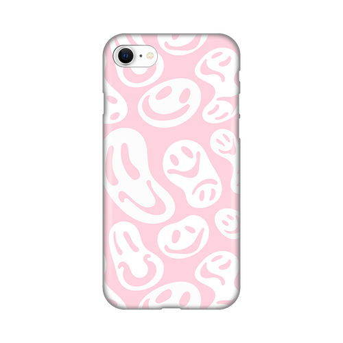 Torbica Silikonska Print za iPhone 7/8/SE 2020/2022 Pink Smiles slika 1