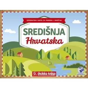 Regijska karta - Središnja Hrvatska