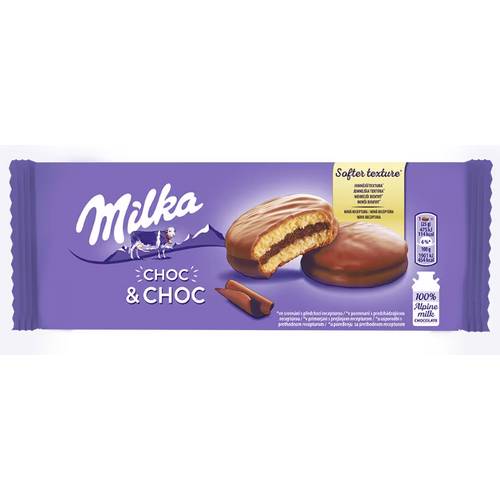 MILKA  Biskvit CHOC&CHOC 150G slika 1