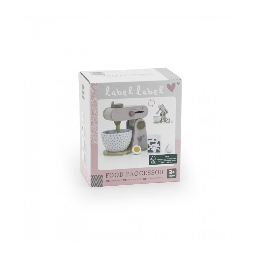Label Label Drveni mikser, Pink slika 5