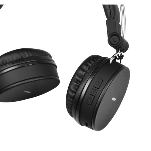 STREETZ Slušalice BT200 Naglavne Sklopive Bluetooth, 3.5 mm utor, CRNE slika 4