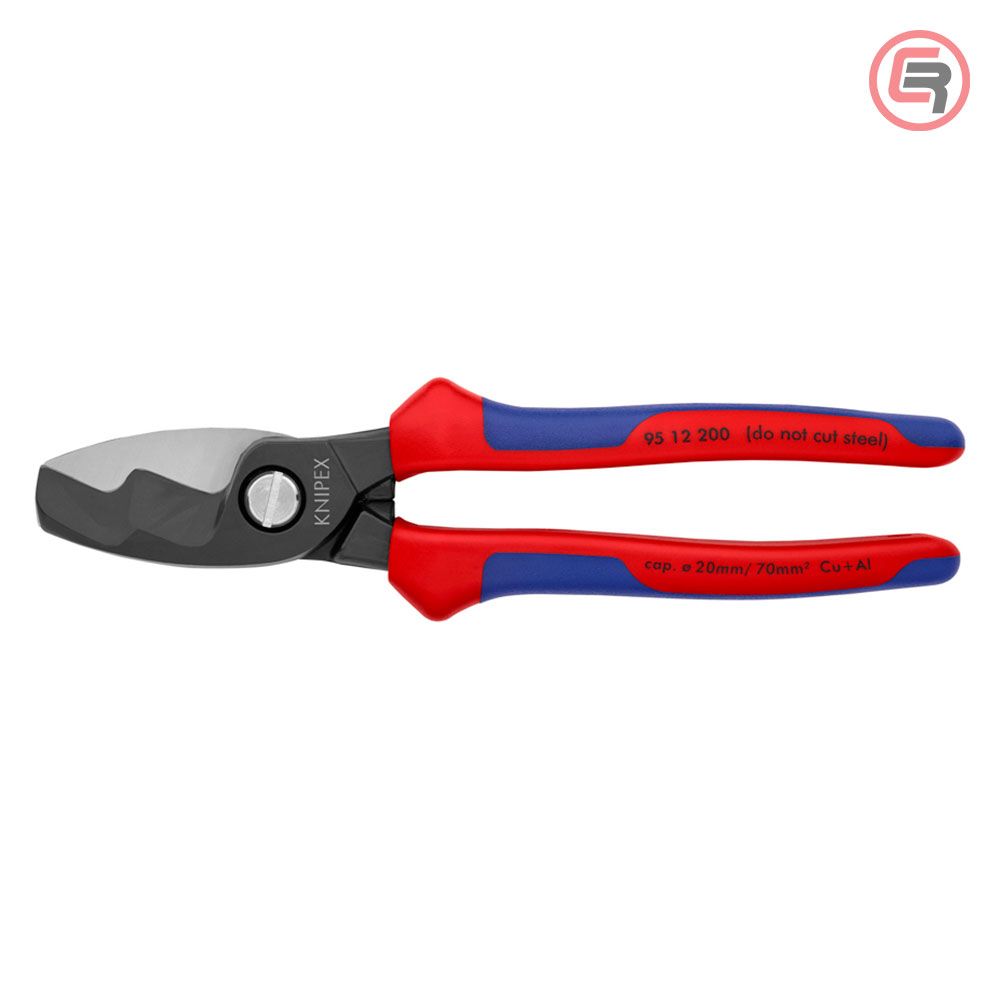 Knipex Škare Makaze Sa Dvostrukom Reznom Ivicom 200mm Za Kablove 70mm2 - 95 12 200 slika 3
