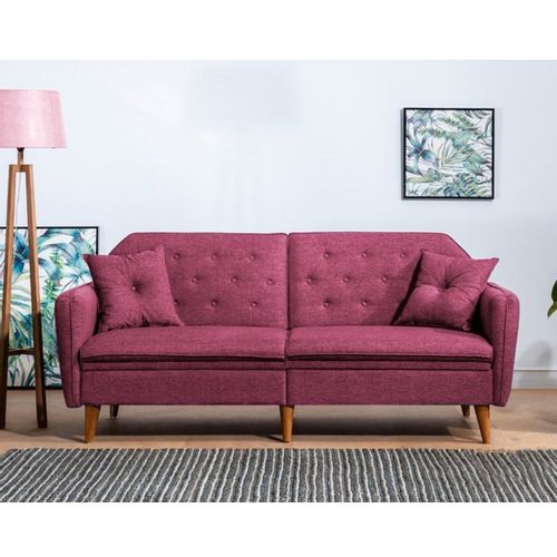 Terra-TKM02-94819 Claret Red Sofa-Bed Set slika 2