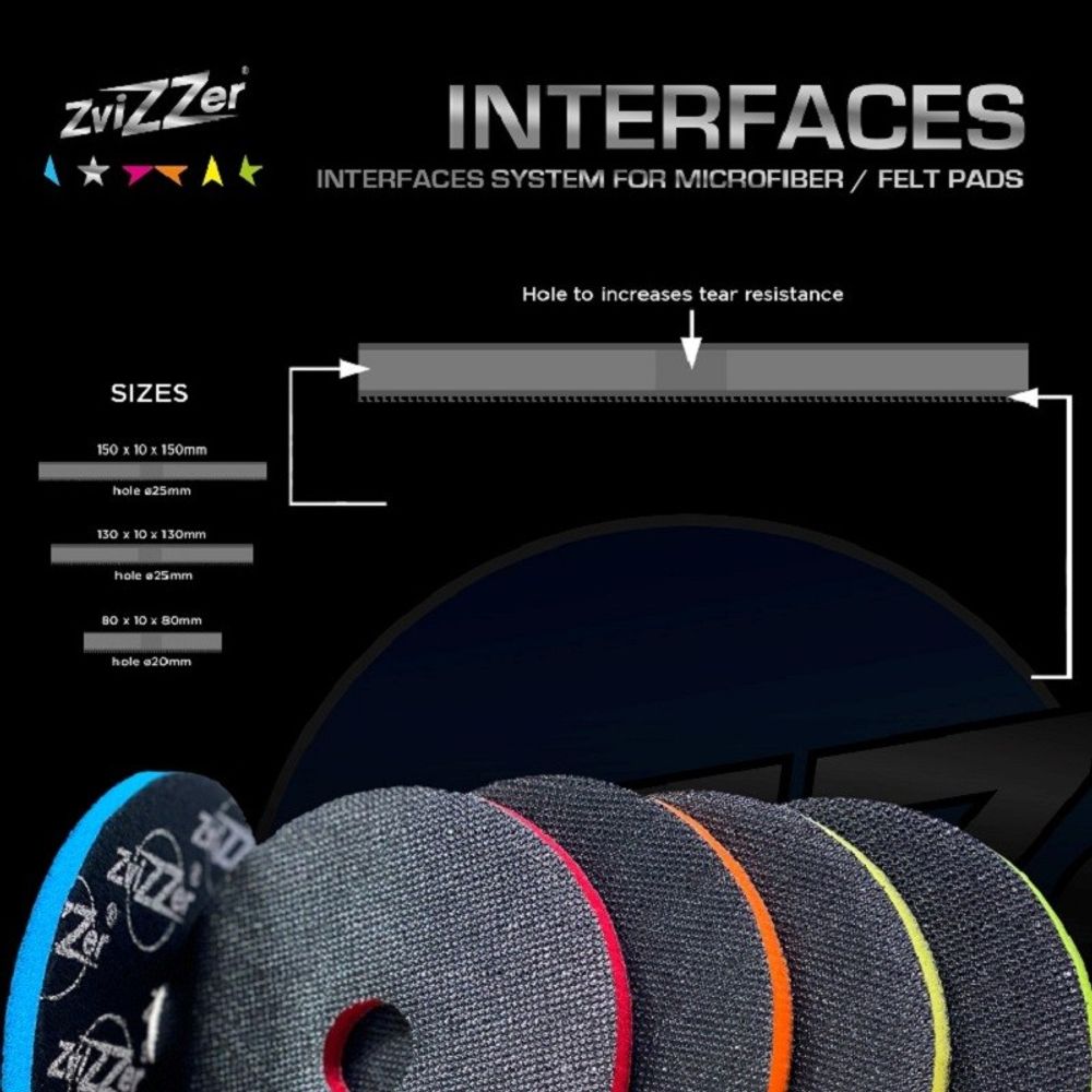 Zvizzer žuti mikrofiber disk 130/10/130 slika 1