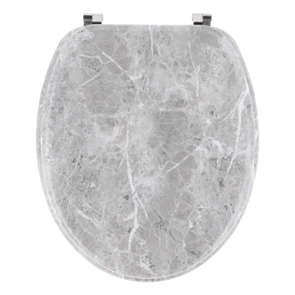 Tendance wc daska mdf sa inox okovima, marbre slika 1